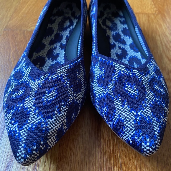 Rothy’s The Point II in Indigo Cat Size 9 - Picture 3 of 7